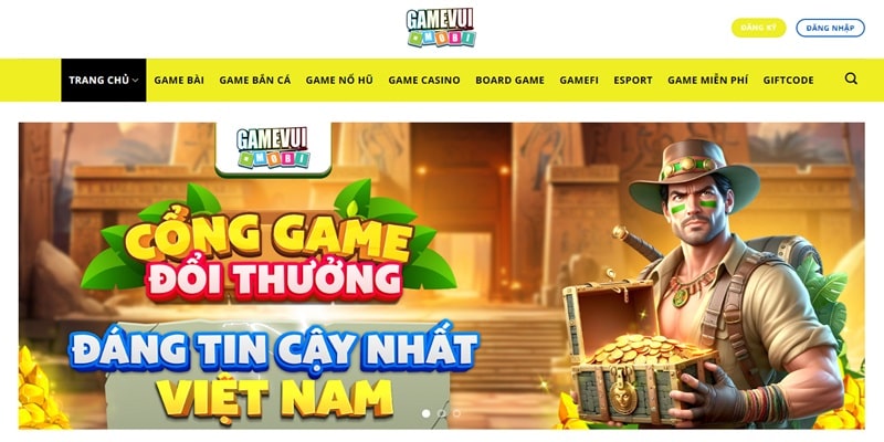 Gamevui mobi - Trải nghiệm an toàn, hấp dẫn và đầy thú vị